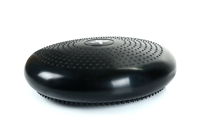 Cando-30-1870 CanDo Inflatable Balance Disc for Balance Training, Proprioception, Strengthening Lower Extremities, Posture, Back Pain, Stress Relief, Restlessness and Anxiety. Black, 14â€ Diameter - Image 3